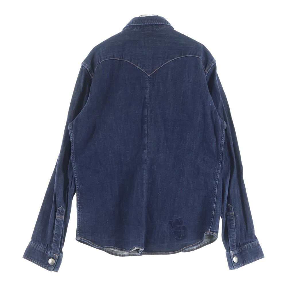 drestrip(ドレストリップ) Western Shirt 長袖ウエスタンシャツ デニムシャツ インディゴ