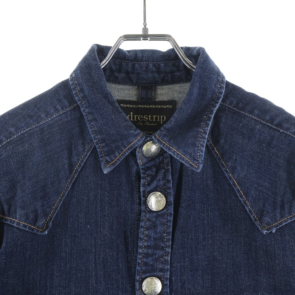 drestrip(ドレストリップ) Western Shirt 長袖ウエスタンシャツ デニムシャツ インディゴ