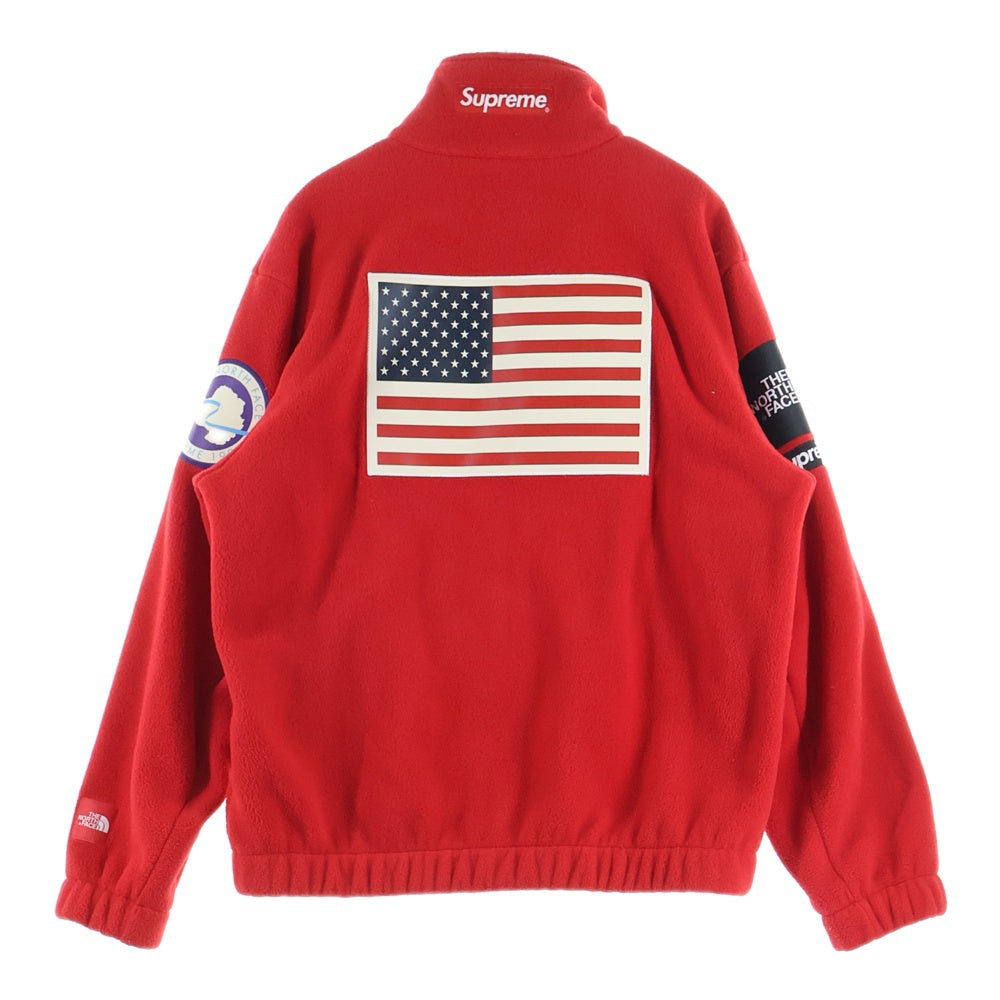 SUPREME(シュプリーム) 17SS×THE NORTH FACE Trans Antarctica Expedition Fleece Jacket ザノースフェイス フリース ジャケット レッド NL01703I