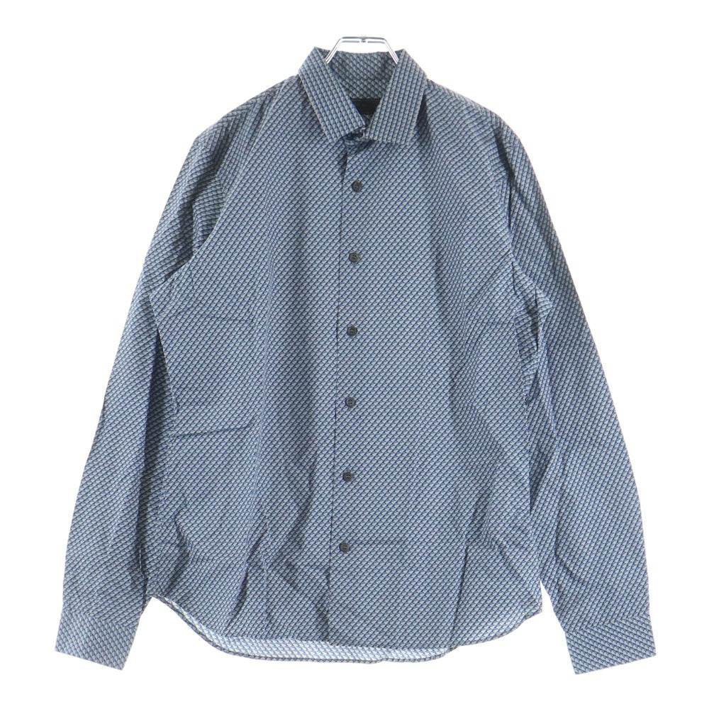 PRADA(プラダ) 総柄長袖シャツ グレー UCM897