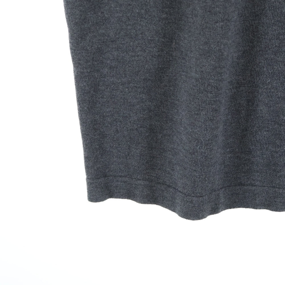 LOUIS VUITTON(ルイヴィトン) 25SS エンベリッシュド ショートスリーブ コットンクルーネック パール装飾 半袖Tシャツ グレー RM251MM AUR HSN15W