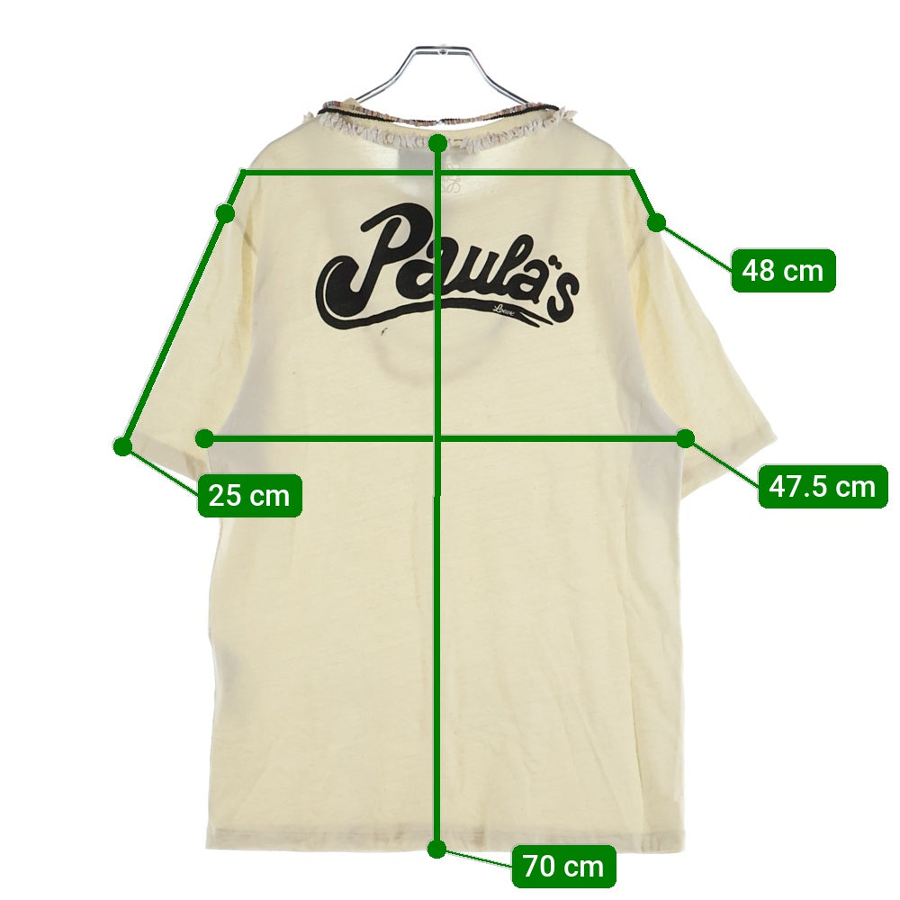 LOEWE(ロエベ) Beach Style T-Shirt アナグラム 半袖Tシャツ アイボリー H6299250CR