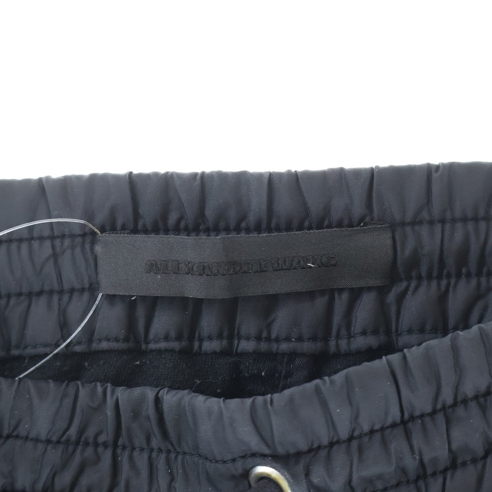 ALEXANDER WANG(アレキサンダーワン) ドローコード ナイロン トラックパンツ ブラック 22-16-0060