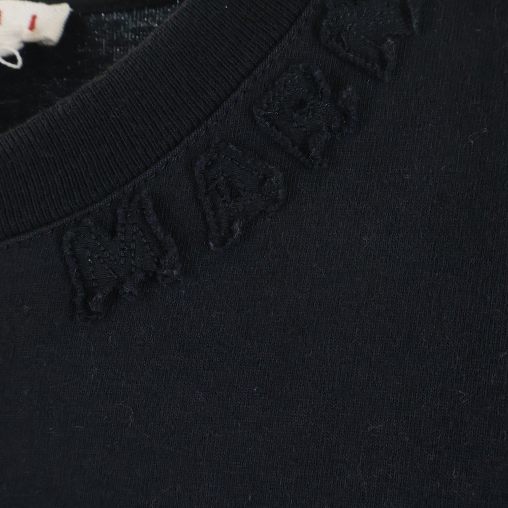 MARNI(マルニ) 25SS T-SHIRT オーガニックコットン オーバーサイズ半袖Tシャツ ホワイト HUMU0287X0 UTC406