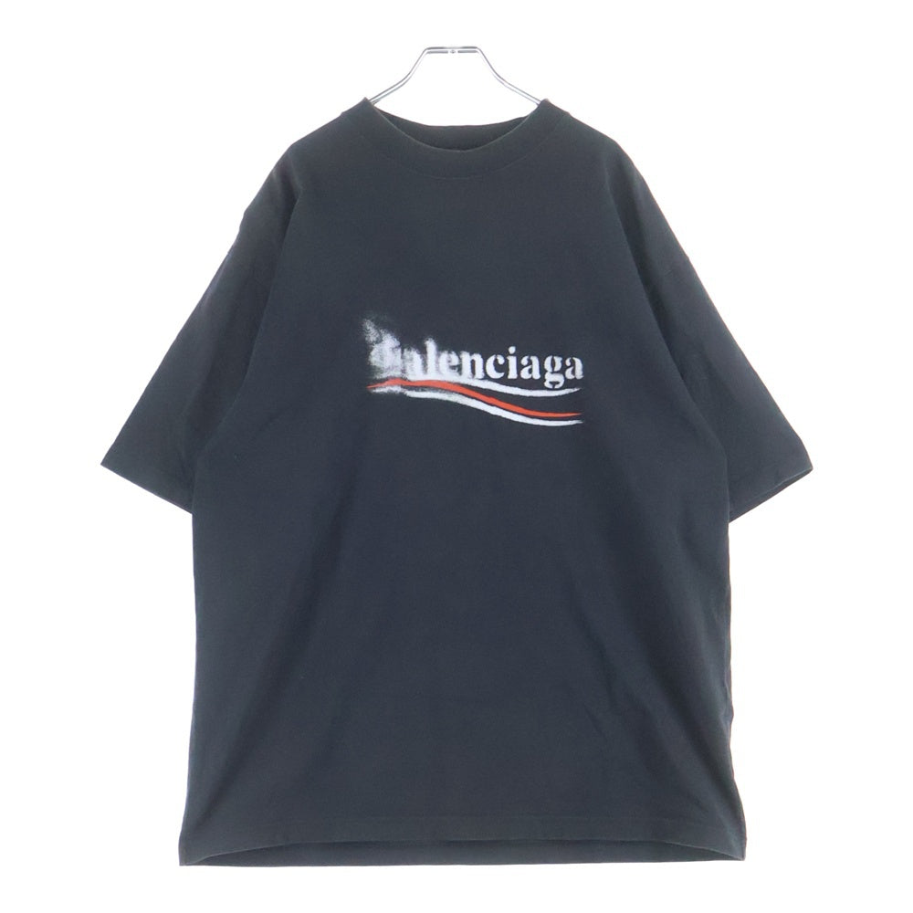 BALENCIAGA(バレンシアガ) ロゴプリントミディアムフィット半袖Tシャツ