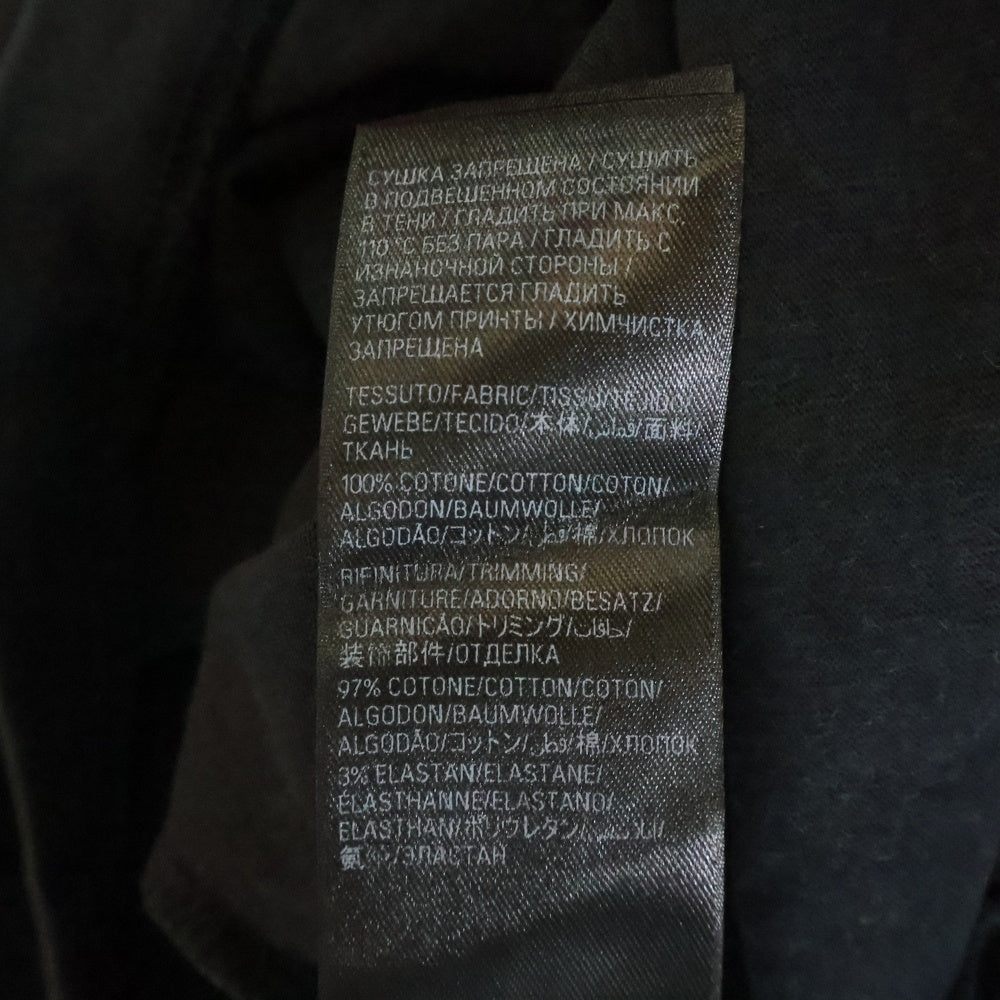 BALENCIAGA(バレンシアガ) ロゴプリントミディアムフィット半袖Tシャツ ブラック 764235 TQVI5