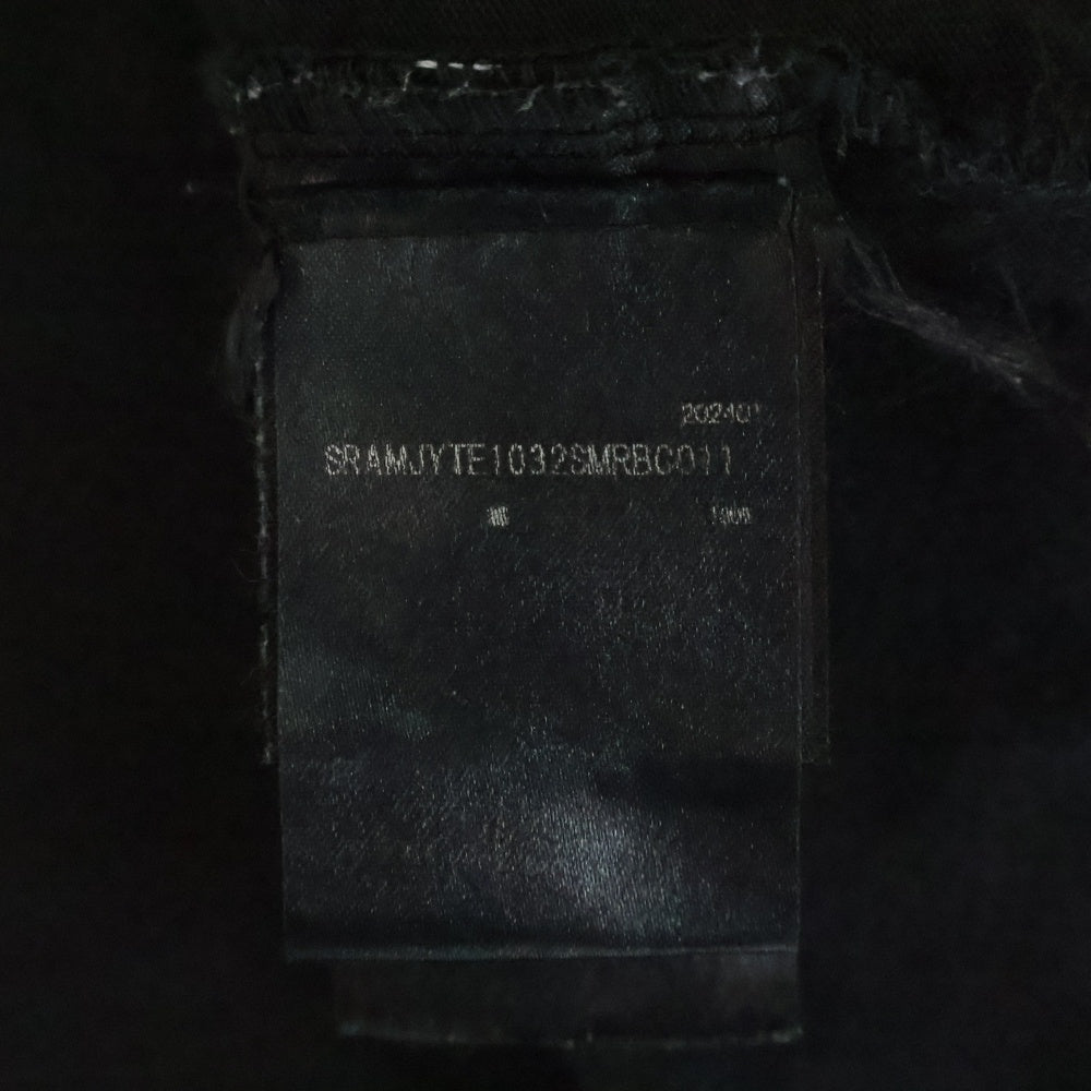 AMIRI(アミリ) MA CORE LOGO TEE ロゴプリント 半袖Tシャツ カットソー ブラック SRAMJYTE1032SMRBCO11