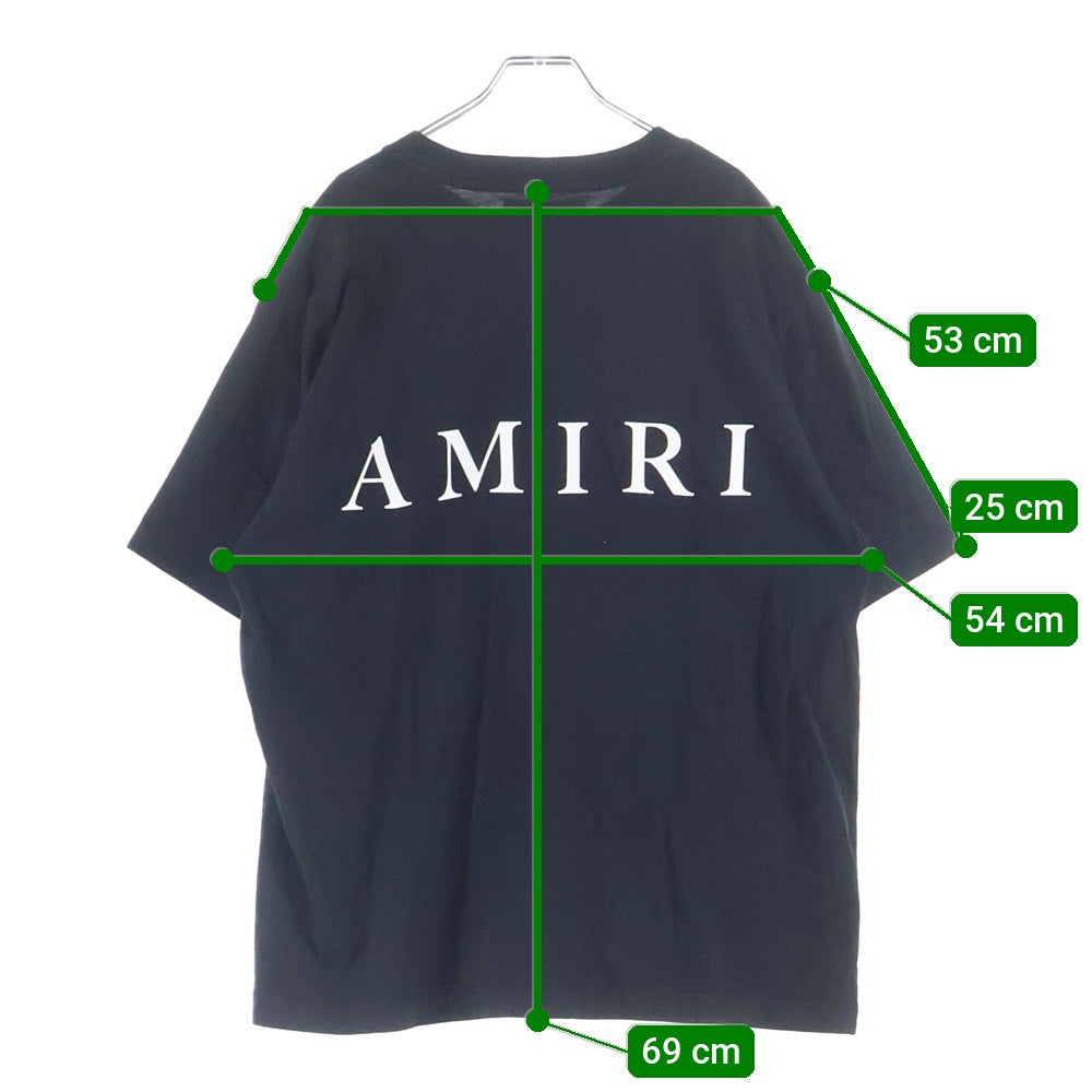 AMIRI(アミリ) MA CORE LOGO TEE ロゴプリント 半袖Tシャツ カットソー ブラック SRAMJYTE1032SMRBCO11