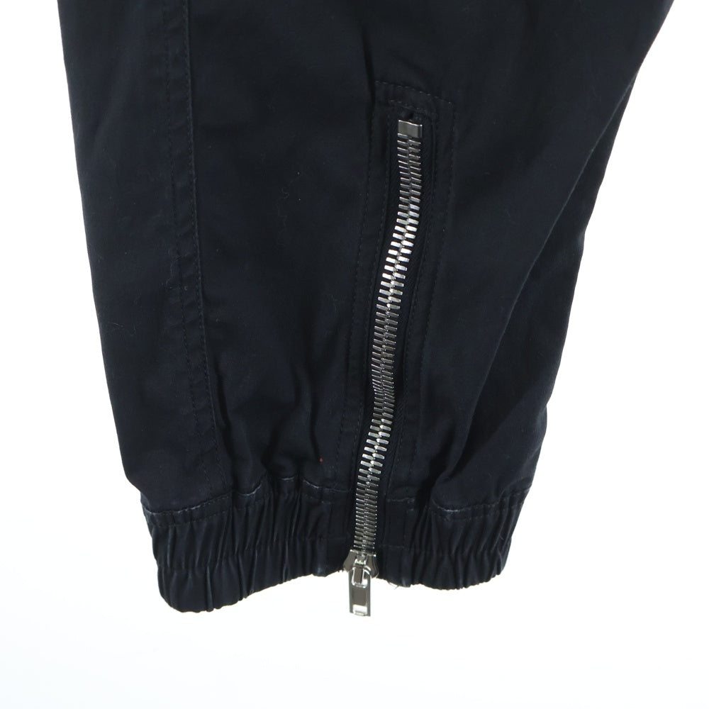 Rick Owens(リックオウエンス) 25SS BAUHAUS CARGO PANTS バウハウス ロング カーゴパンツ ブラック RU01E5377-TE