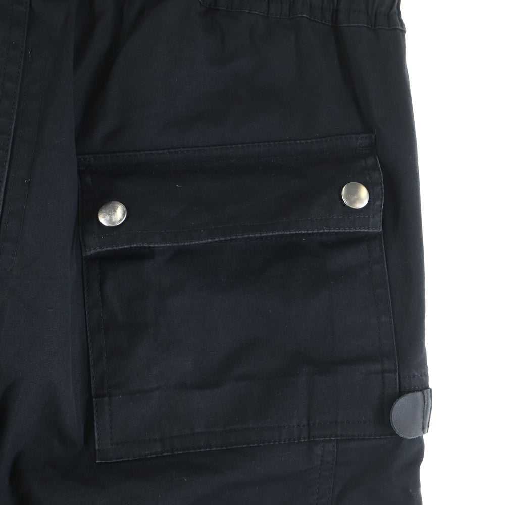 Rick Owens(リックオウエンス) 25SS BAUHAUS CARGO PANTS バウハウス ロング カーゴパンツ ブラック RU01E5377-TE