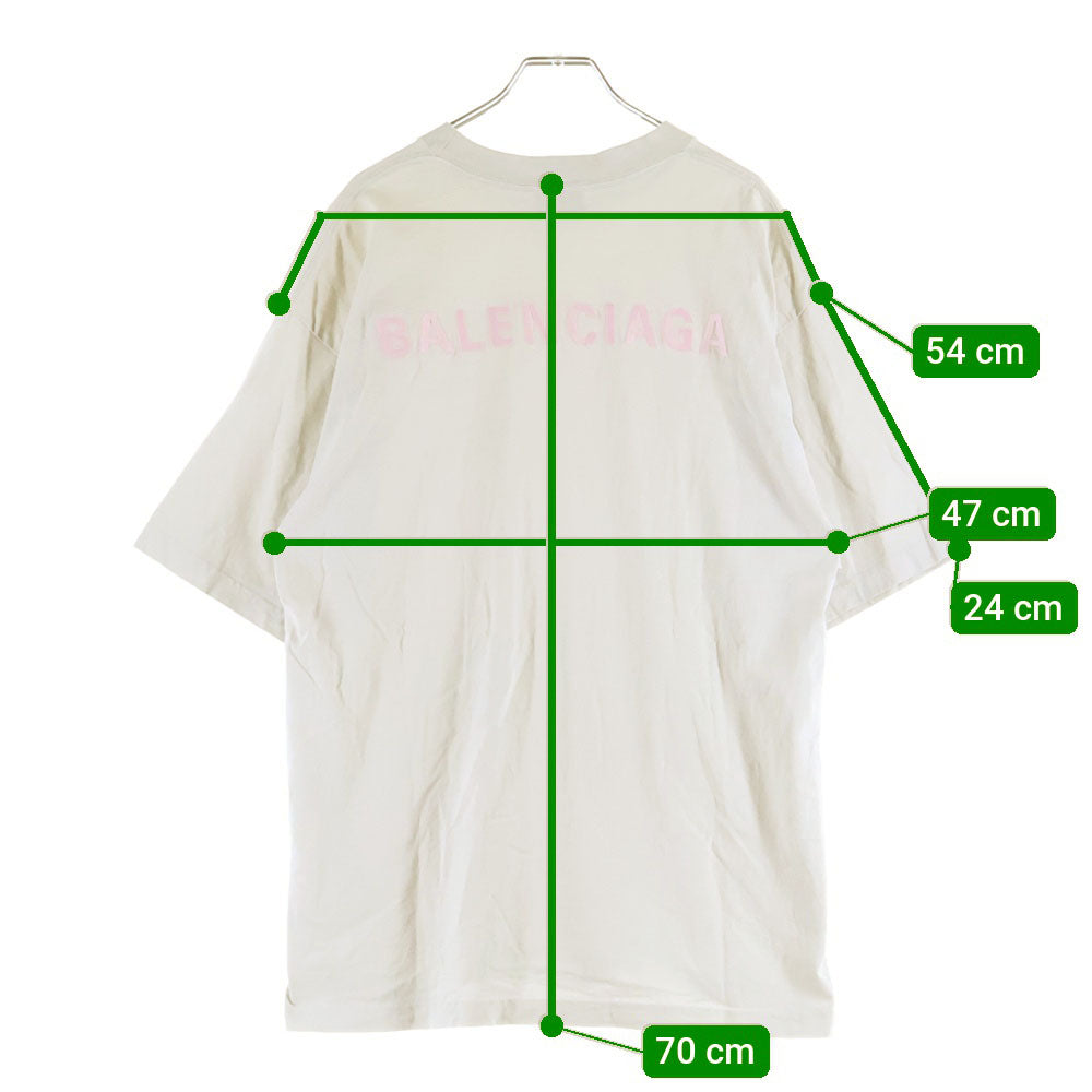 BALENCIAGA(バレンシアガ) MEDIUM FIT TEE ミディアム フィット 半袖Tシャツ カットソー ベージュ 764235 TSVO9