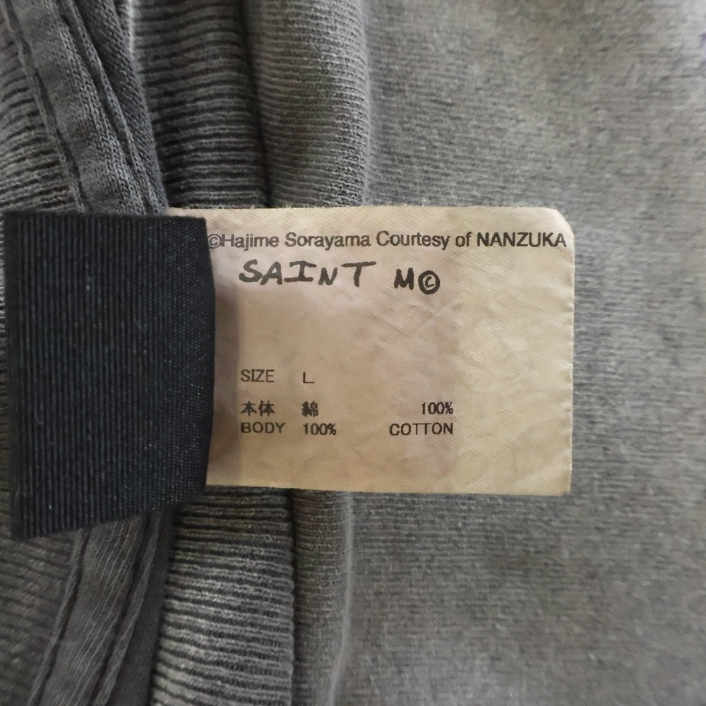 SAINT MICHAEL(セントマイケル) ×Hajime Sorayama SS TEE MASK 空山基 マスク 半袖Tシャツ カットソー グレー SM-HR1-0000-C75
