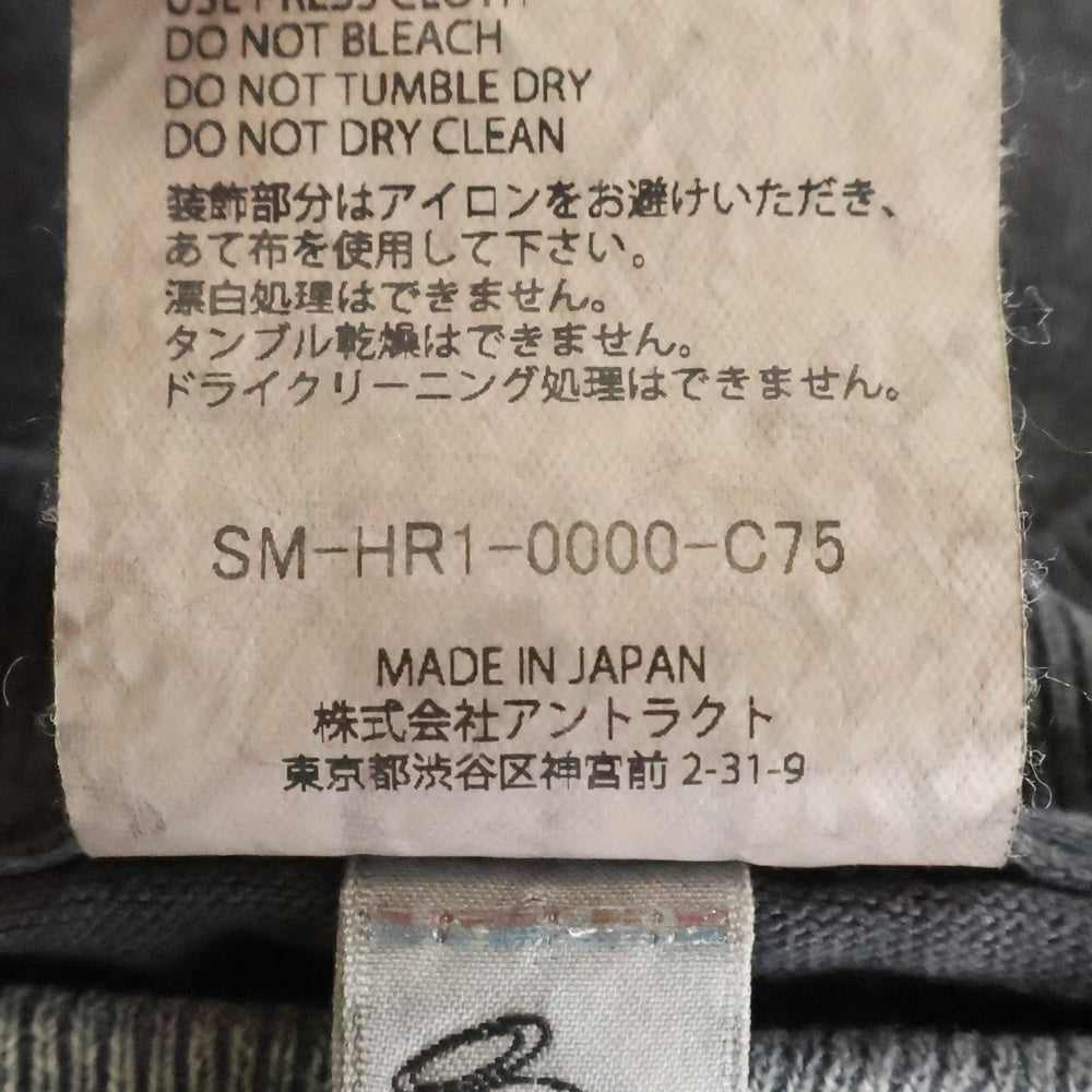 SAINT MICHAEL(セントマイケル) ×Hajime Sorayama SS TEE MASK 空山基 マスク 半袖Tシャツ カットソー グレー SM-HR1-0000-C75