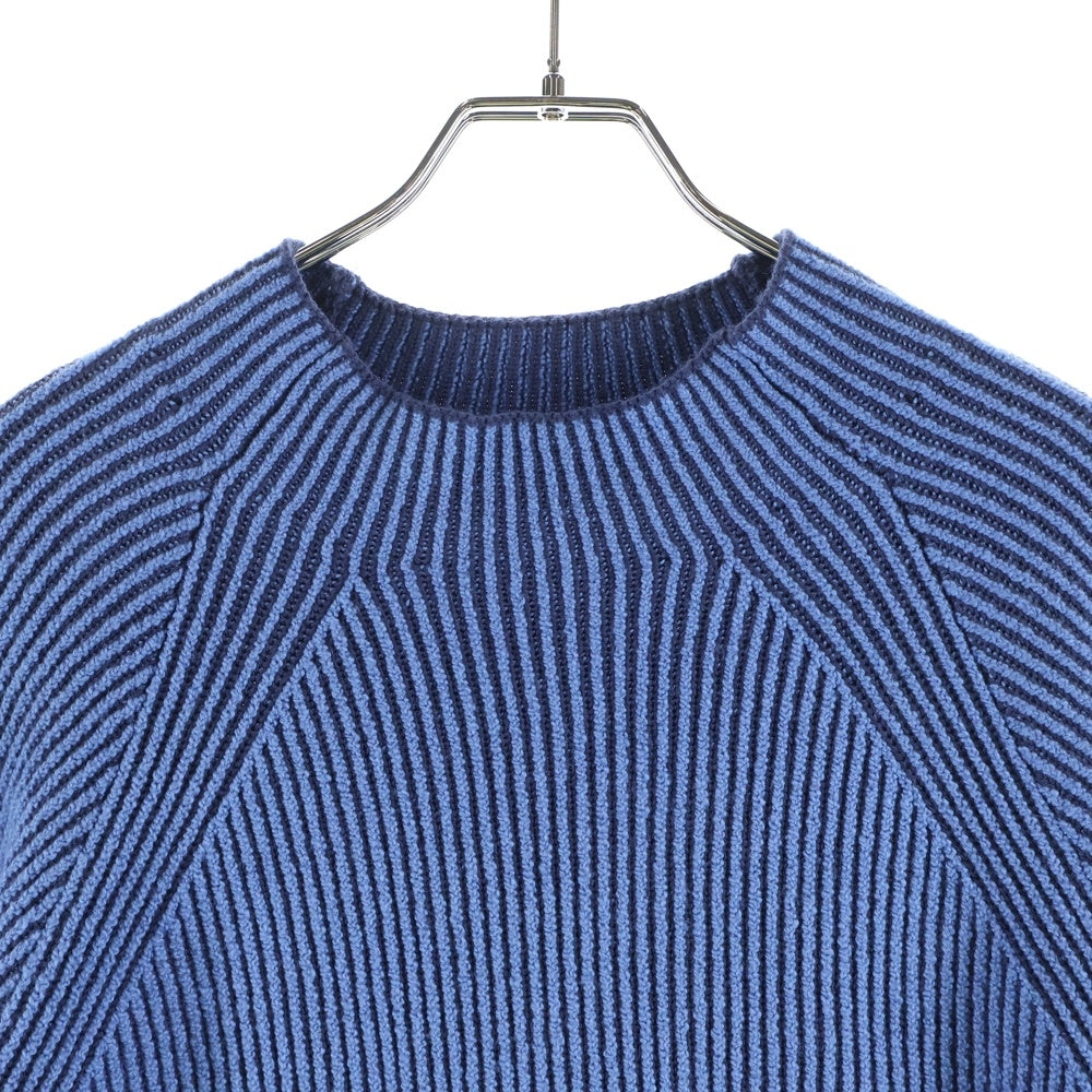 STONE ISLAND(ストーンアイランド) LOGO PATCH MOCK NECK JUMPER ロゴパッチ モックネック ジャンパー ニット ブルー K2S155100023 S00L7