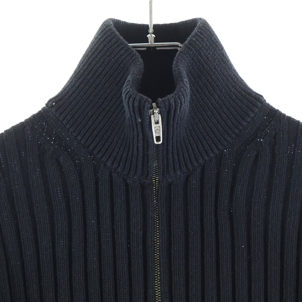 BALENCIAGA(バレンシアガ) ZIPUP KNIT CARDIGAN ジップアップ ニット カーディガン ブラック 852883 T3414