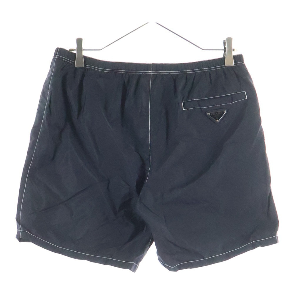 PRADA(プラダ) トライアングルロゴ ナイロンショートパンツ ハーフパンツ ブラック UB333 S221 1WQ9