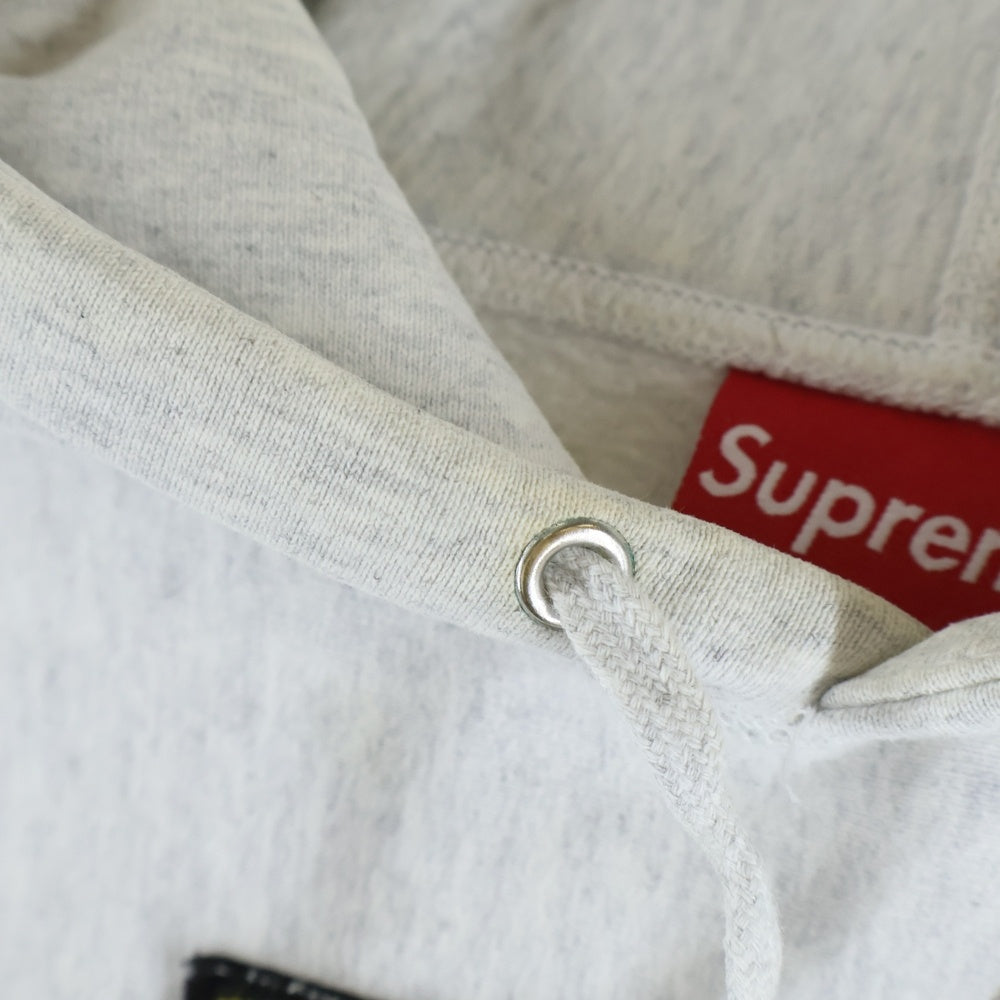 SUPREME(シュプリーム) 19AW NY Hooded Sweatshirt ニューヨーク プルオーバーパーカー グレー