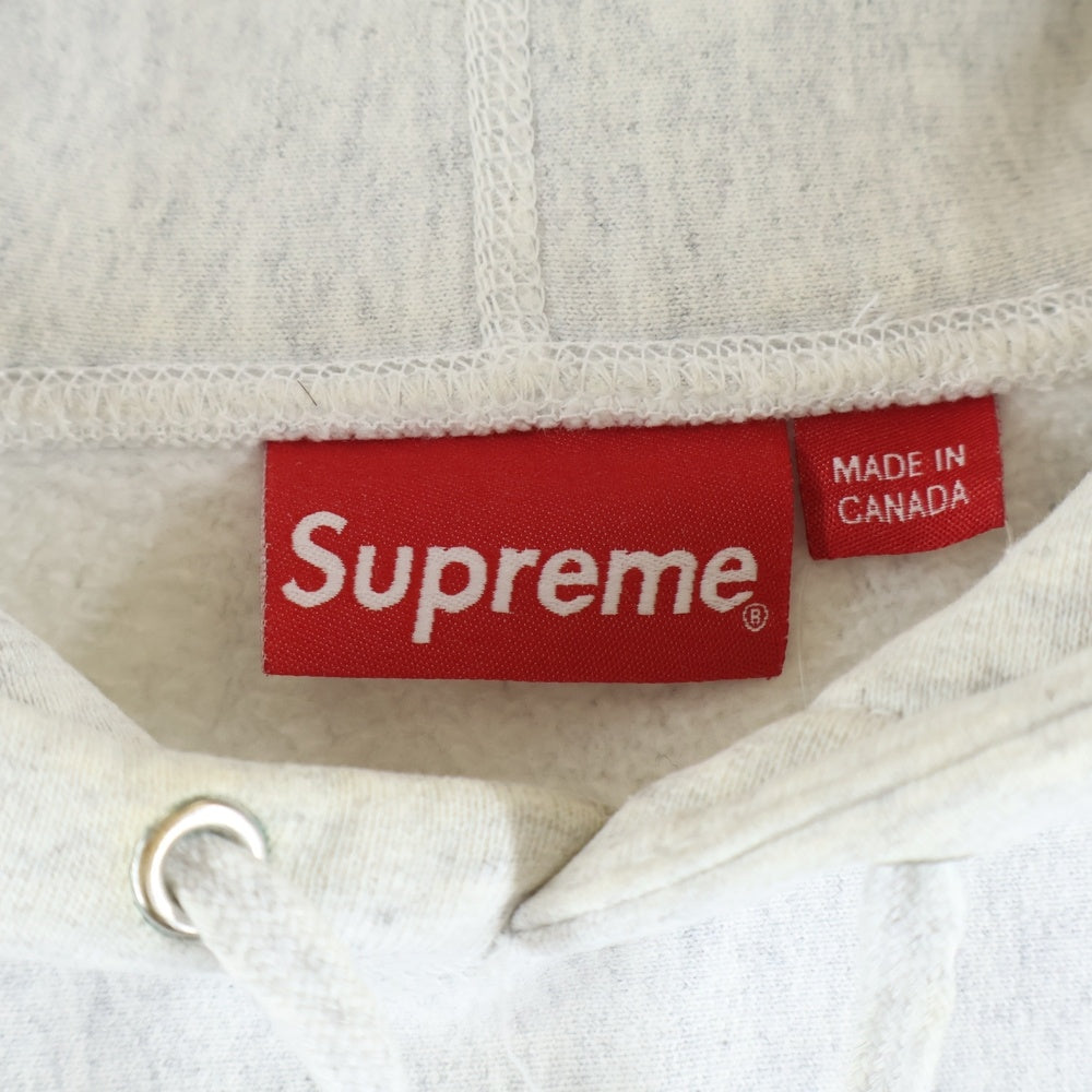 SUPREME(シュプリーム) 19AW NY Hooded Sweatshirt ニューヨーク プルオーバーパーカー グレー
