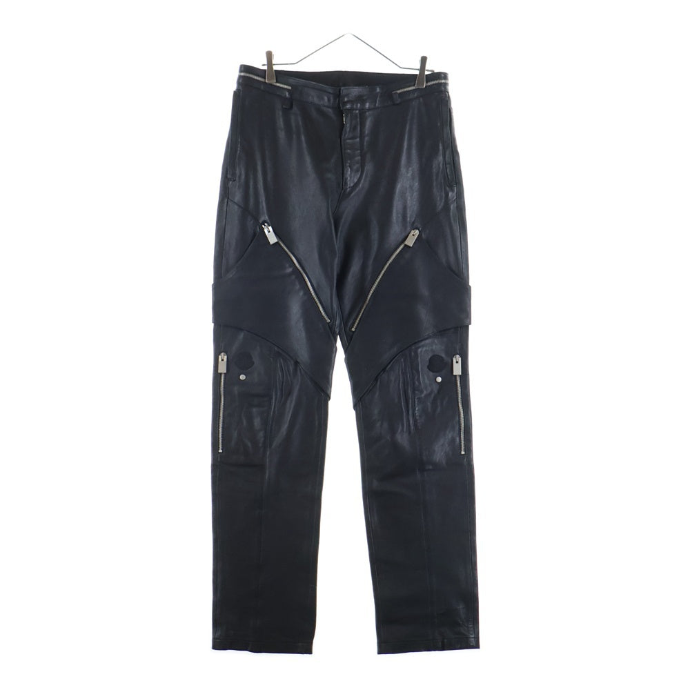 MONCLER(モンクレール) ×ALYX PANTALONE アリクス レザーパンツ ブラック G209Y2A00001