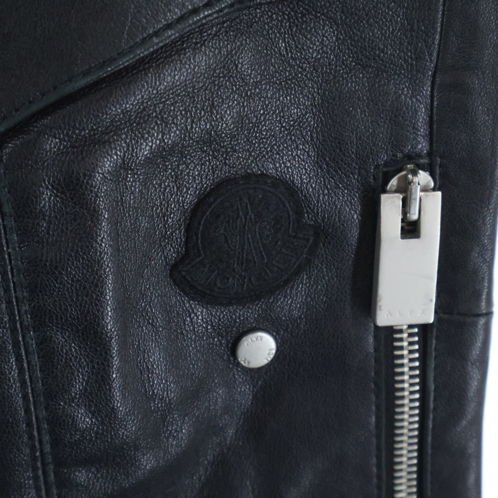 MONCLER(モンクレール) ×ALYX PANTALONE アリクス レザーパンツ ブラック G209Y2A00001
