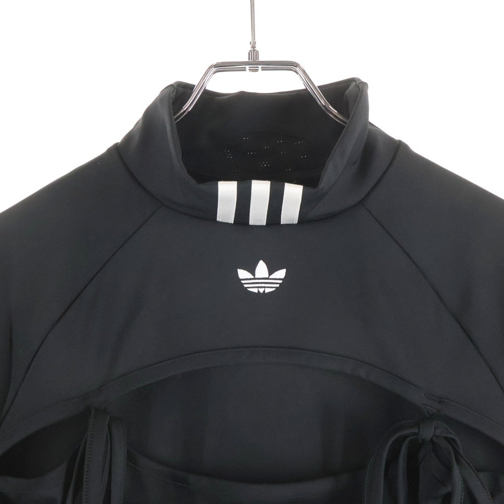 adidas(アディダス) RIBBON CROP TOP リボン クロップ トップ 半袖Tシャツ ブラック JX2537 レディース