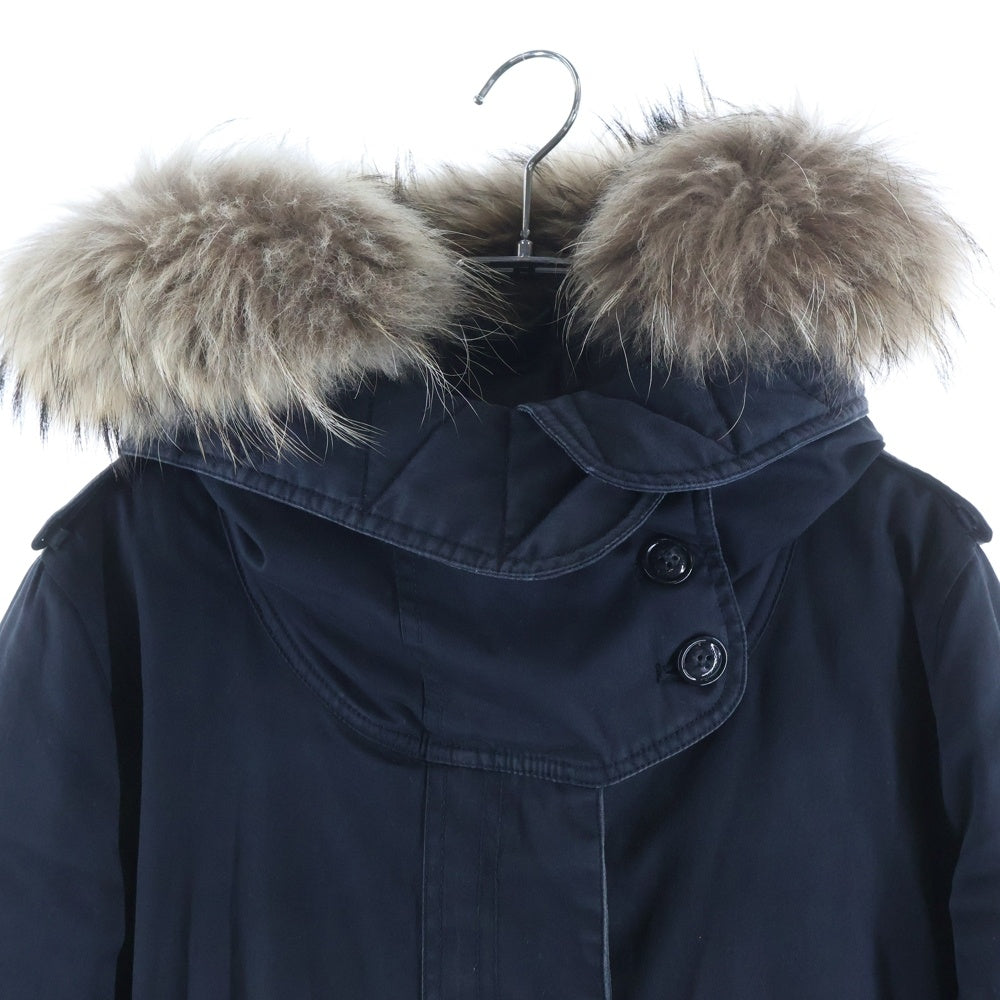 WOOLRICH(ウールリッチ) Scarlett Parka 2WAYファー付きモッズコート ダウンジャケット ネイビー WWCPS2760