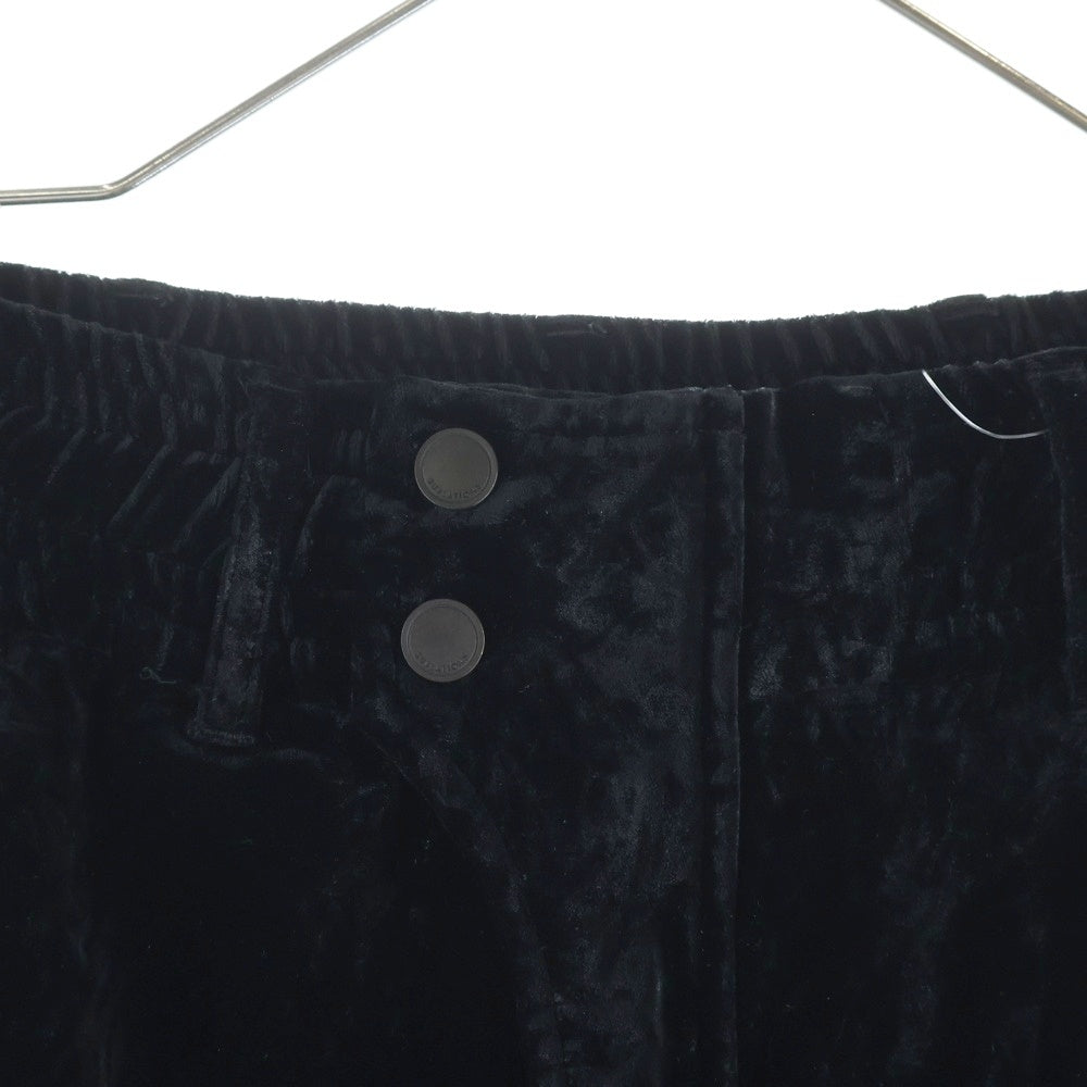 SUBLATIONS(サブレーションズ) VELVET TRANSFORM EASY TRACK PANTS ベルベット トランスフォーム イージー トラックパンツ ブラック S121420