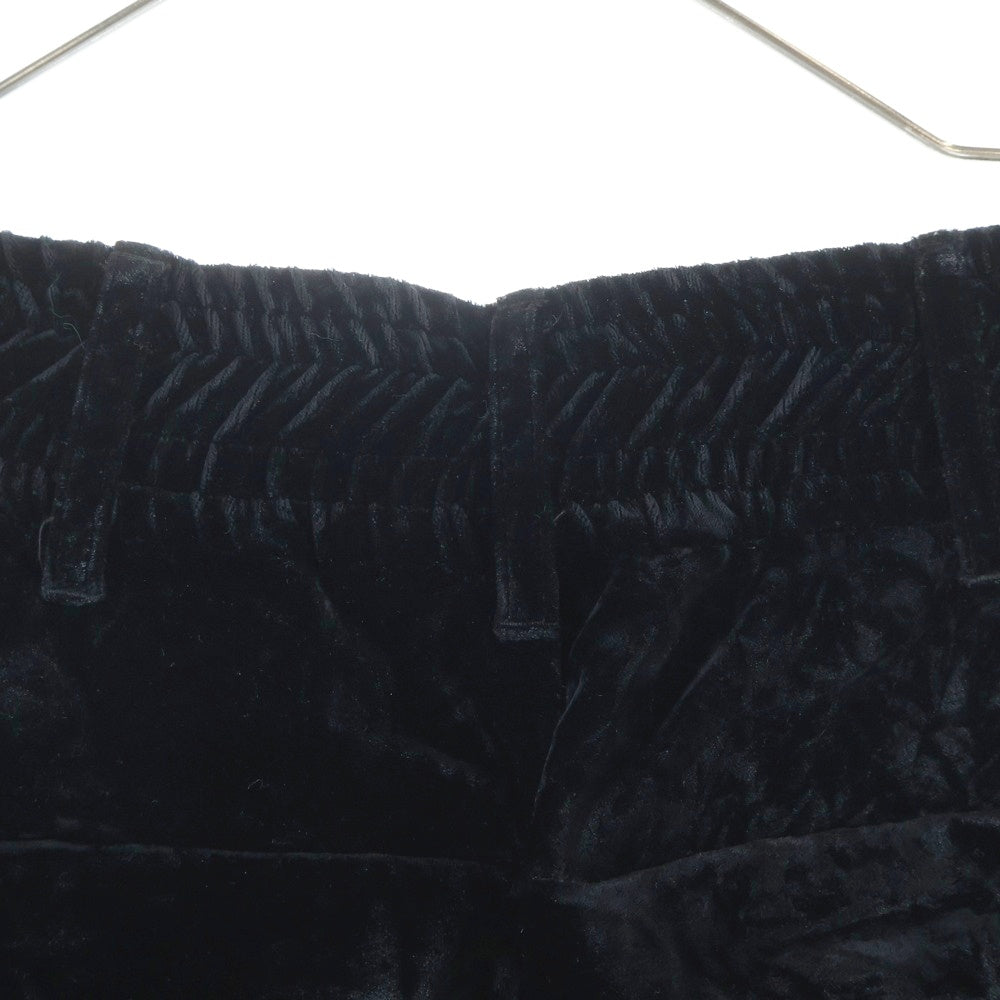 SUBLATIONS(サブレーションズ) VELVET TRANSFORM EASY TRACK PANTS ベルベット トランスフォーム イージー トラックパンツ ブラック S121420