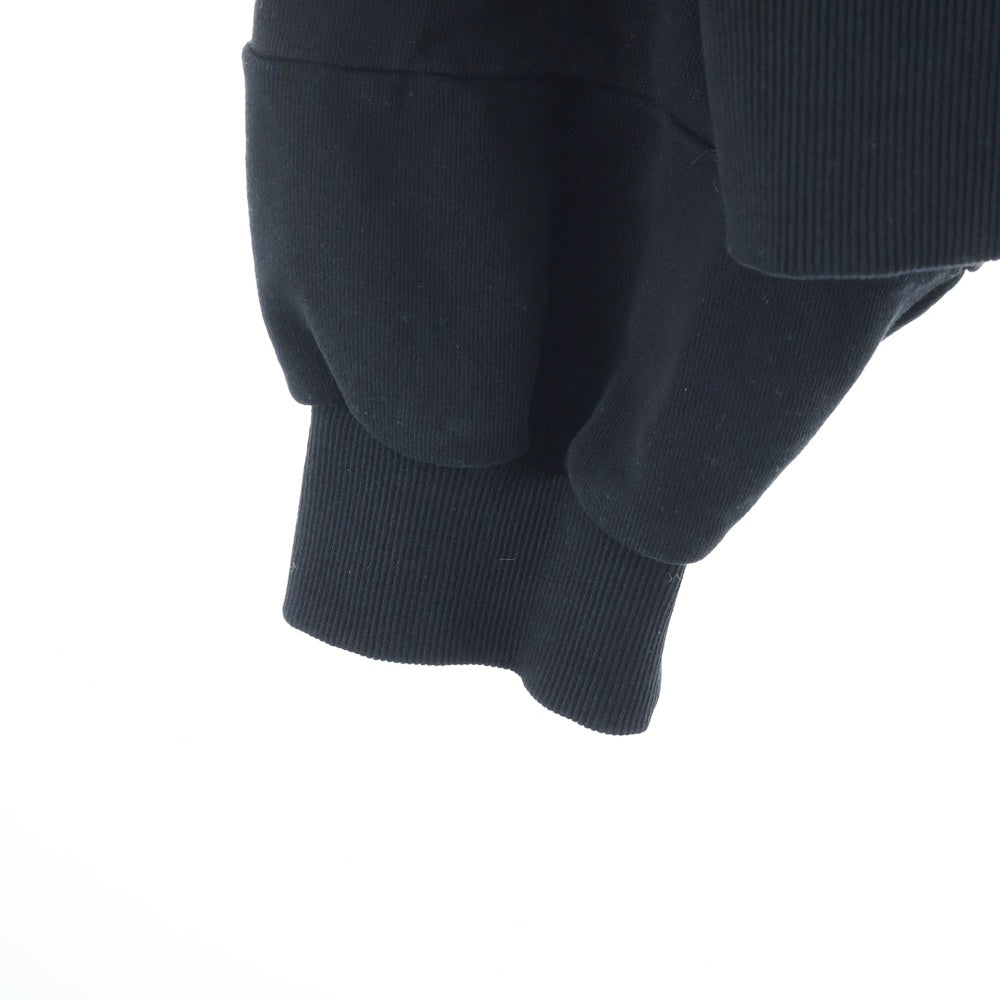 PROJECT G/R(プロジェクトジーアール) RECONSTRUCTED FOLDED ZIP HOODIE 再構築 ジップアップ フーディー パーカー ブラック