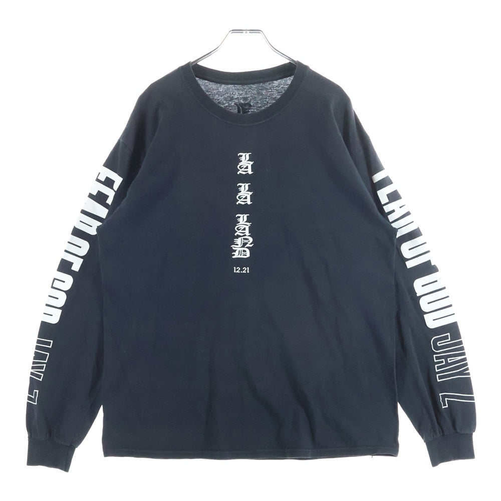 FEAR OF GOD(フィアオブゴッド) Jey-Z L/S T-Shirt 長袖Tシャツ ロンT ブラック