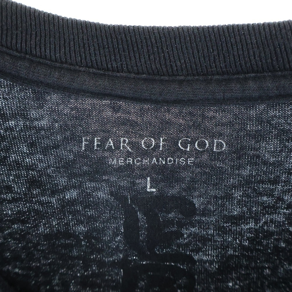 FEAR OF GOD(フィアオブゴッド) Jey-Z L/S T-Shirt 長袖Tシャツ ロンT ブラック