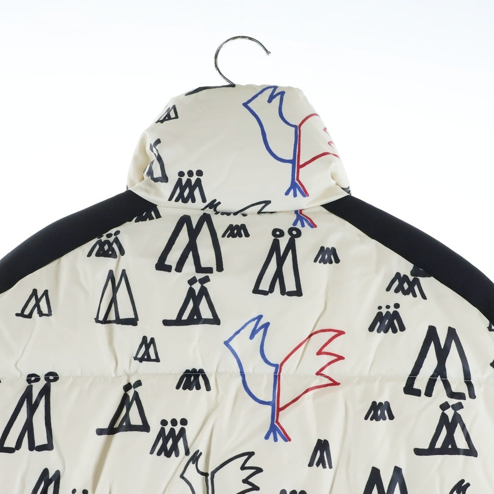 MONCLER(モンクレール) MARENNES GIUBBOTTO 総柄ダウンジャケット アイボリー D20914137685 539F0