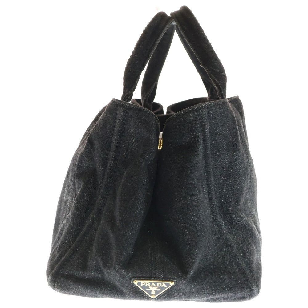 PRADA(プラダ) CANAPA カナパ デニムトートバッグ ハンドバッグ インディゴ レディース
