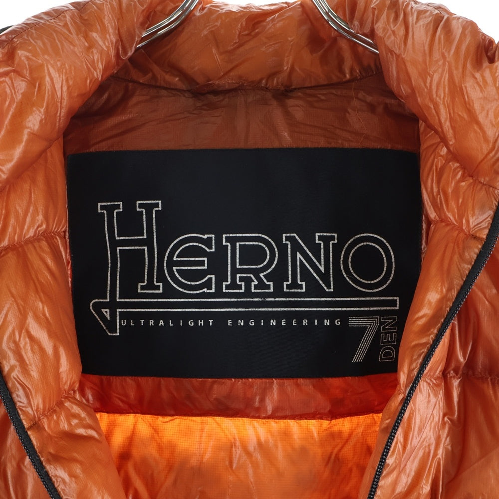HERNO(ヘルノ) 7DENIER ウルトラライトダウンジャケット オレンジ