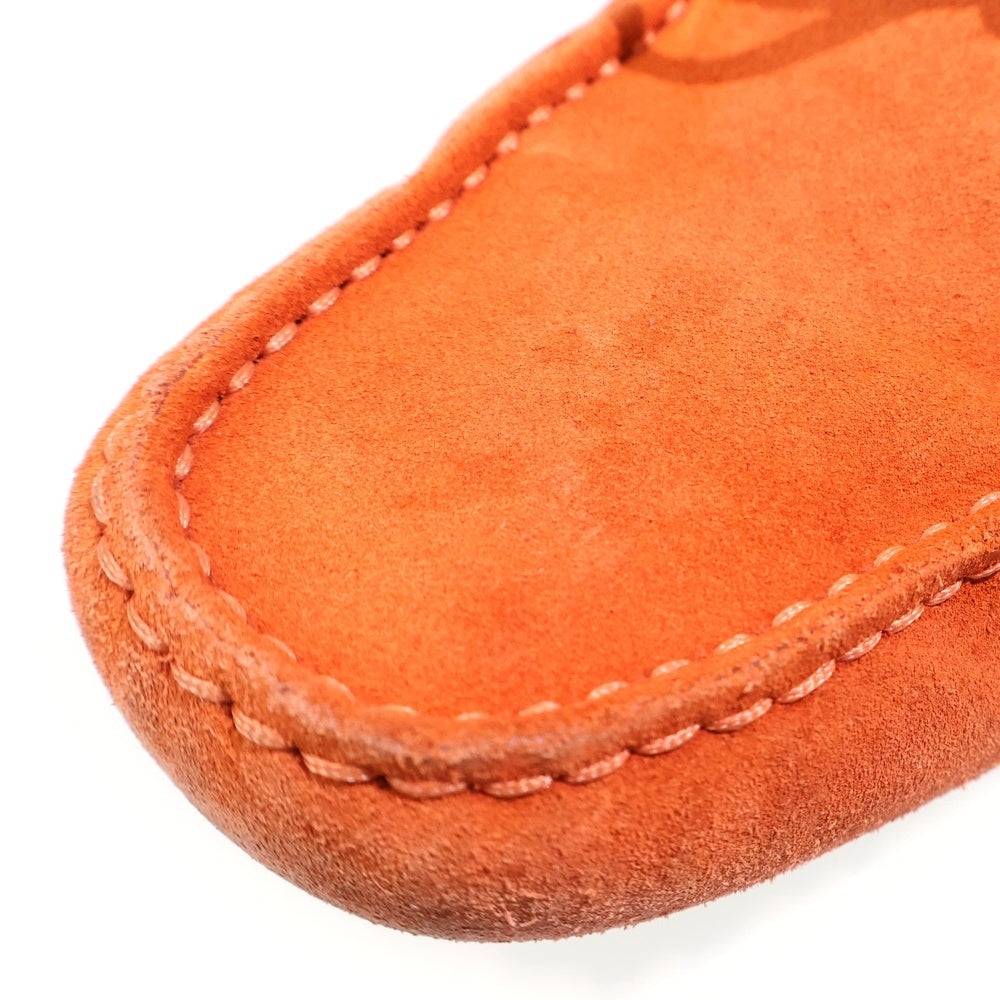 TOD'S(トッズ) Gommino ゴンミーニ スウェード モカシン ドライビングシューズ ドレスシューズ オレンジ