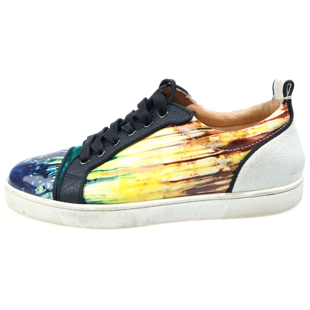 CHRISTIAN LOUBOUTIN(クリスチャンルブタン) Seavaste Flat 総柄 ローカットスニーカー マルチ