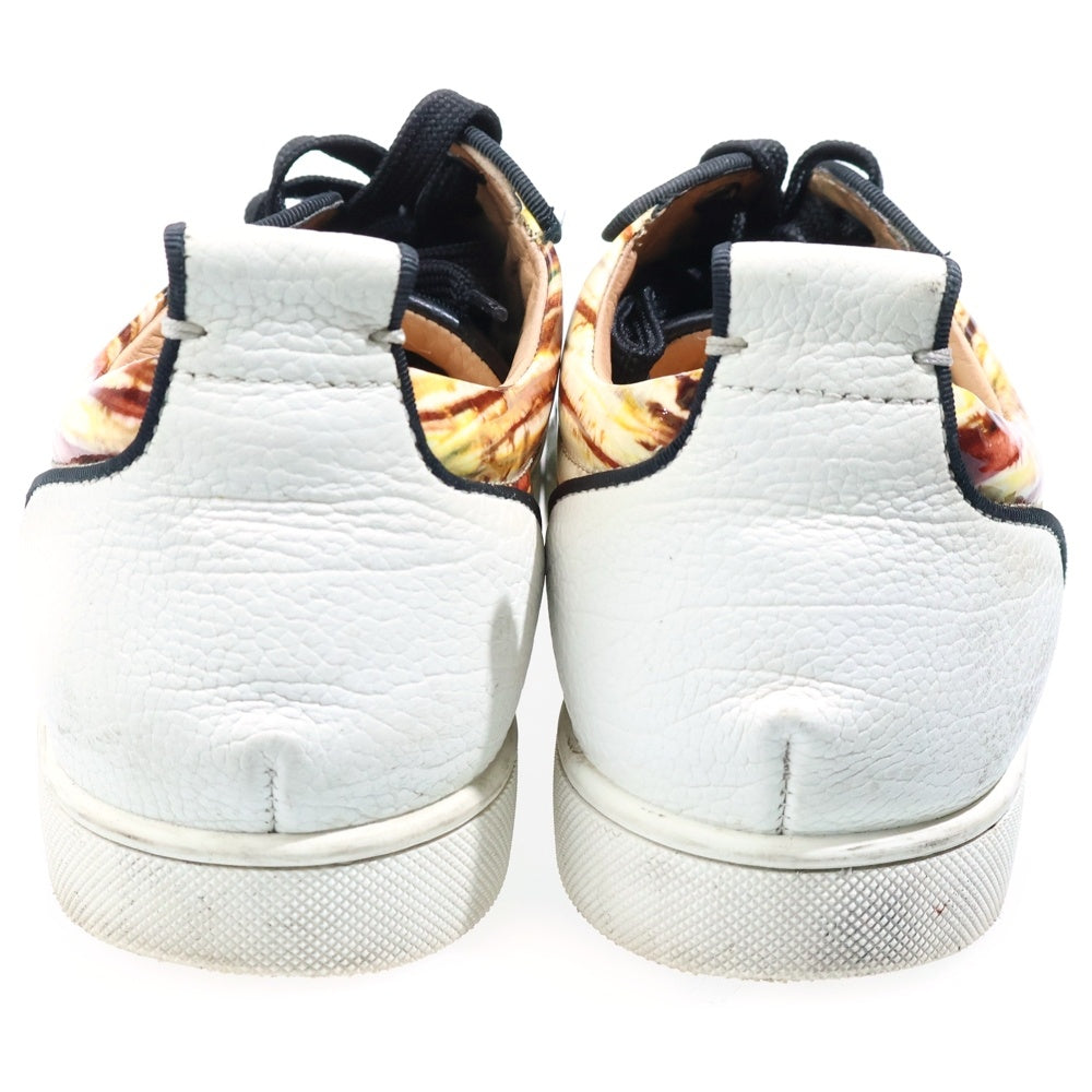 CHRISTIAN LOUBOUTIN(クリスチャンルブタン) Seavaste Flat 総柄 ローカットスニーカー マルチ