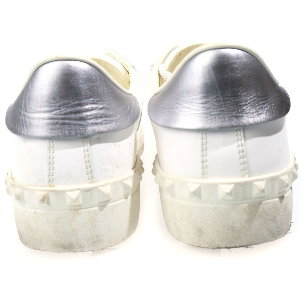 VALENTINO GARAVANI(ヴァレンチノガラヴァーニ) VLTN Sneaker オープン ロックスタッズ ローカットスニーカー ホワイト TU830Y2