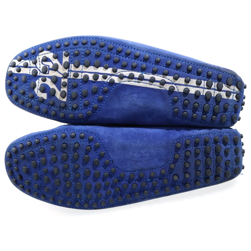 TOD'S(トッズ) Ferrari フェラーリ スウェード モカシン ドライビングシューズ ドレスシューズ ブルー