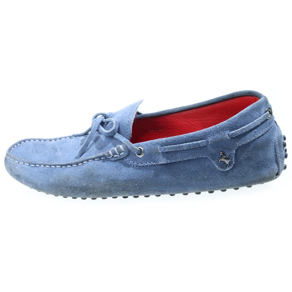TOD'S(トッズ) Ferrari フェラーリ スウェード モカシン ドライビングシューズ ドレスシューズ グレー