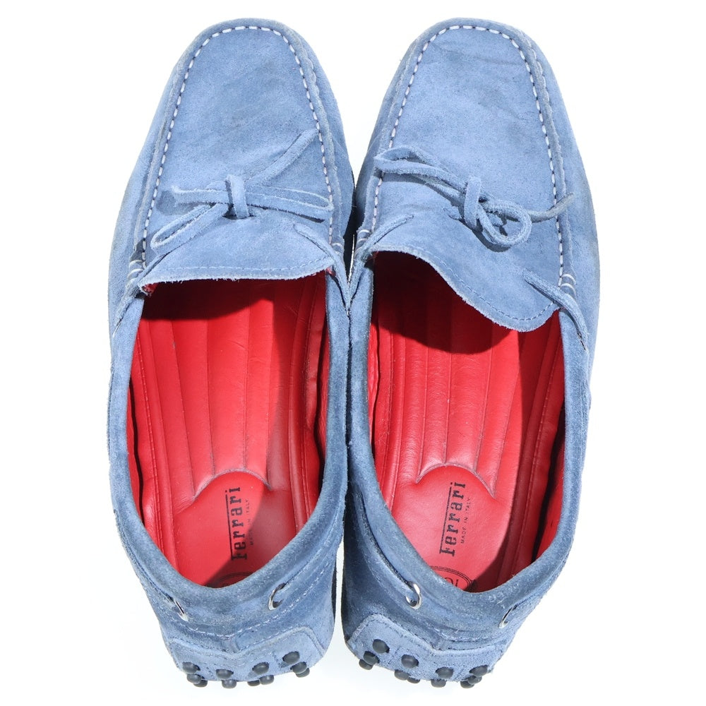 TOD'S(トッズ) Ferrari フェラーリ スウェード モカシン ドライビングシューズ ドレスシューズ グレー