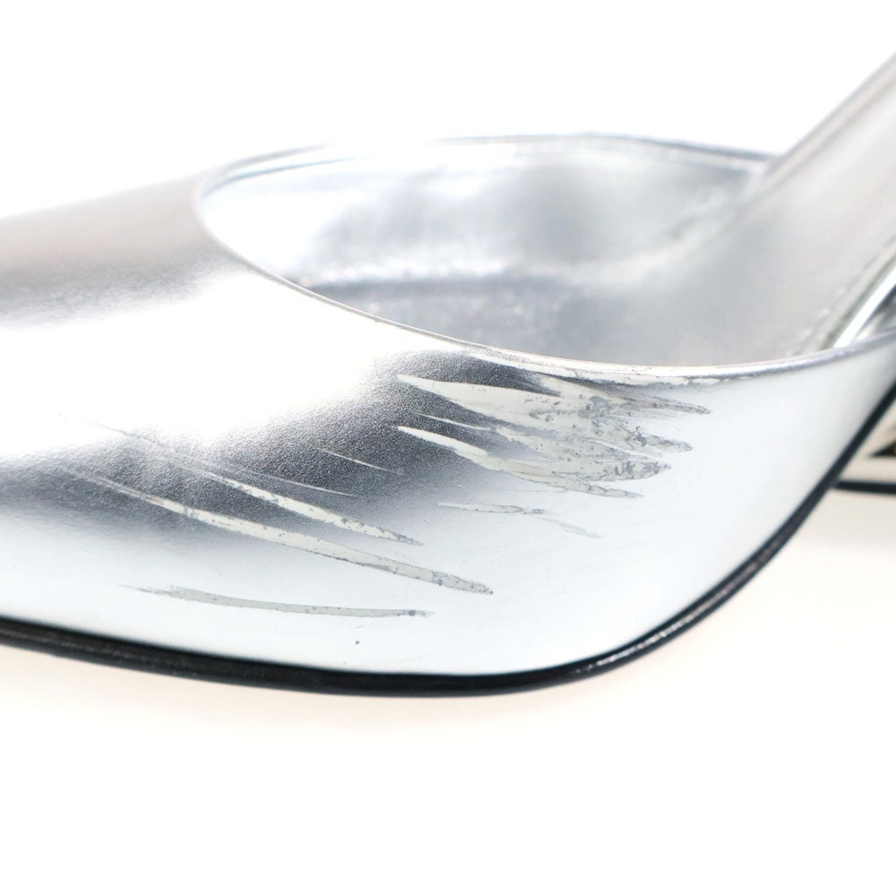 FENDI(フェンディ) ファースト スリングバック パンプス シルバー レディース