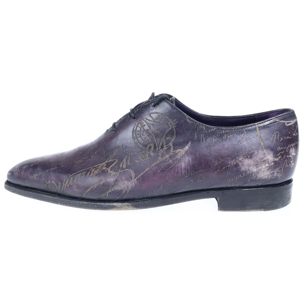 Berluti(ベルルッティ) スクリット カリグラフィ レザードレスシューズ 革靴 ブラウン