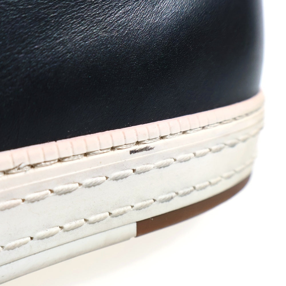 Berluti(ベルルッティ) プレイタイム スクリット カリグラフィ レザースリッポン ローカットスニーカー ブラック