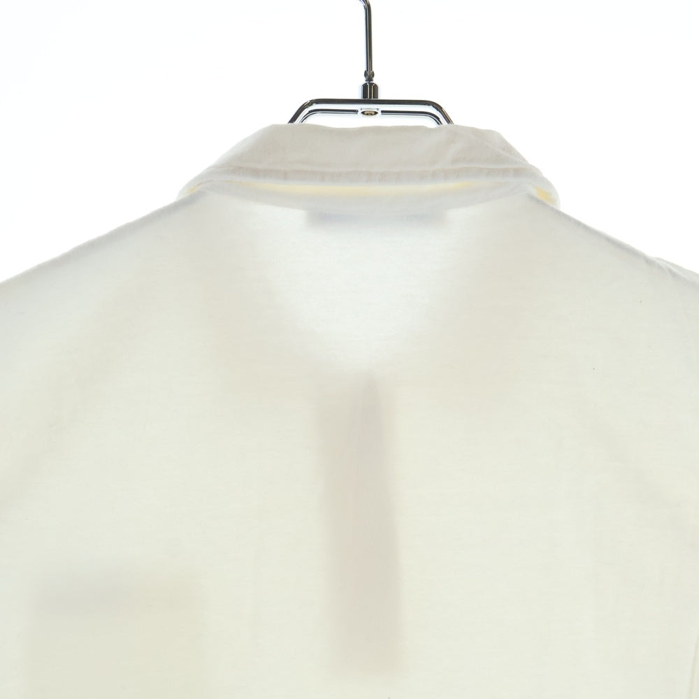 PRADA(プラダ) ロゴプリント 半袖ポロシャツ ホワイト