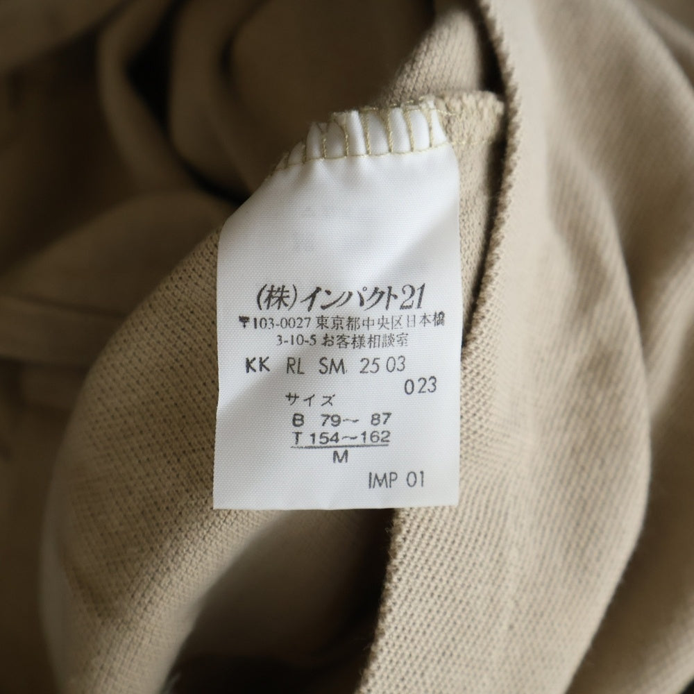 RALPH LAUREN(ラルフローレン) ロゴ刺繍 半袖ポロシャツ ベージュ