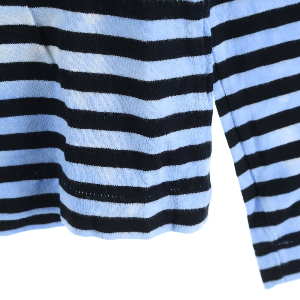 BLACK COMME des GARCONS(ブラックコムデギャルソン) ボーダー長袖Tシャツ ロンT ブルー 1C-T009