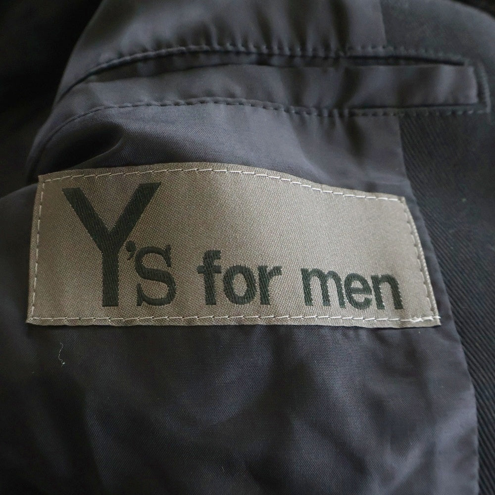 Y's for men(ワイズフォーメン) Zip-Up Blouson ジップアップ ブルゾン ジャケット ブラック MS-Y01-001