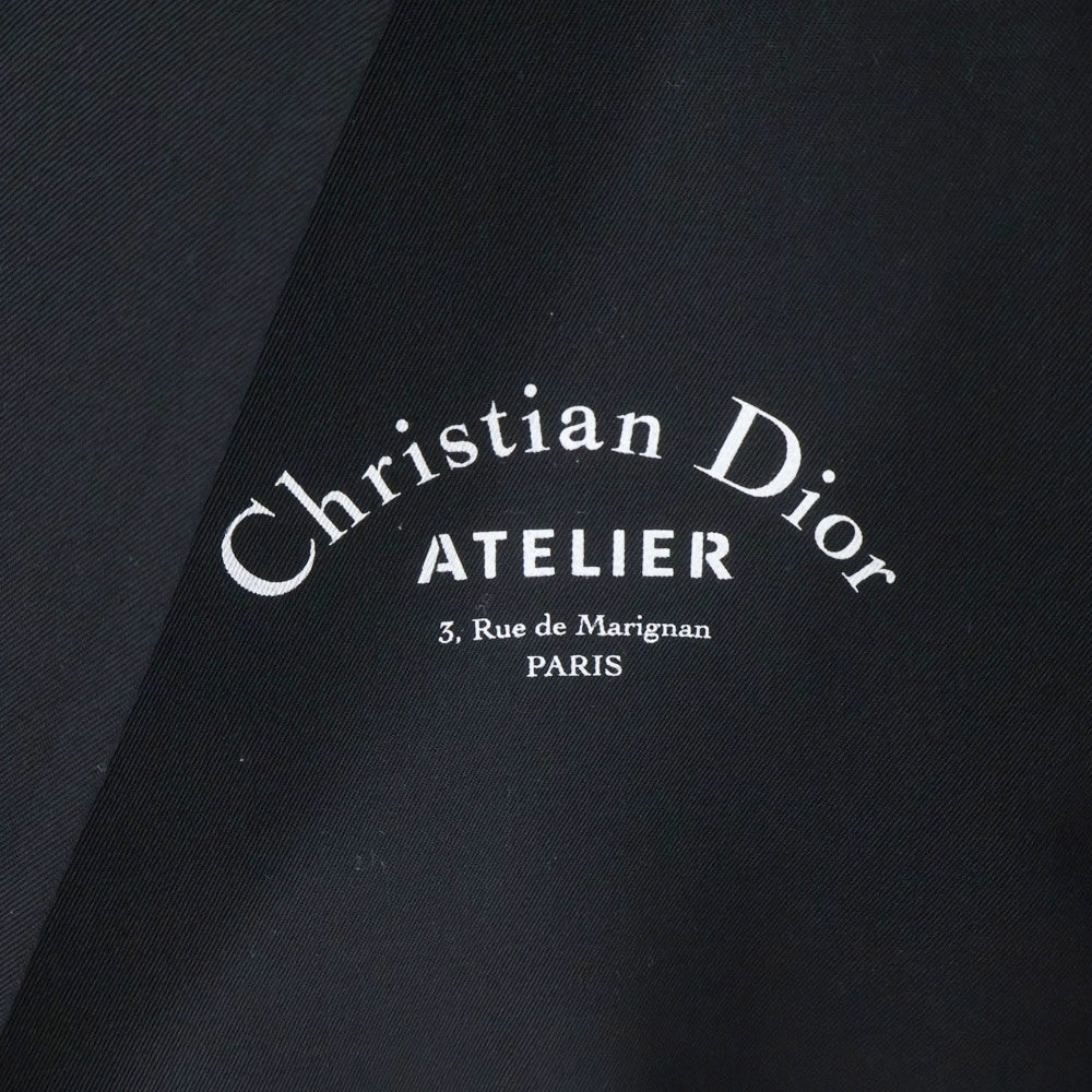 Dior HOMME(ディオールオム) 18AW Atelier Logo Tailored Jacket アトリエロゴテーラードジャケット ブラック 863C205I5463