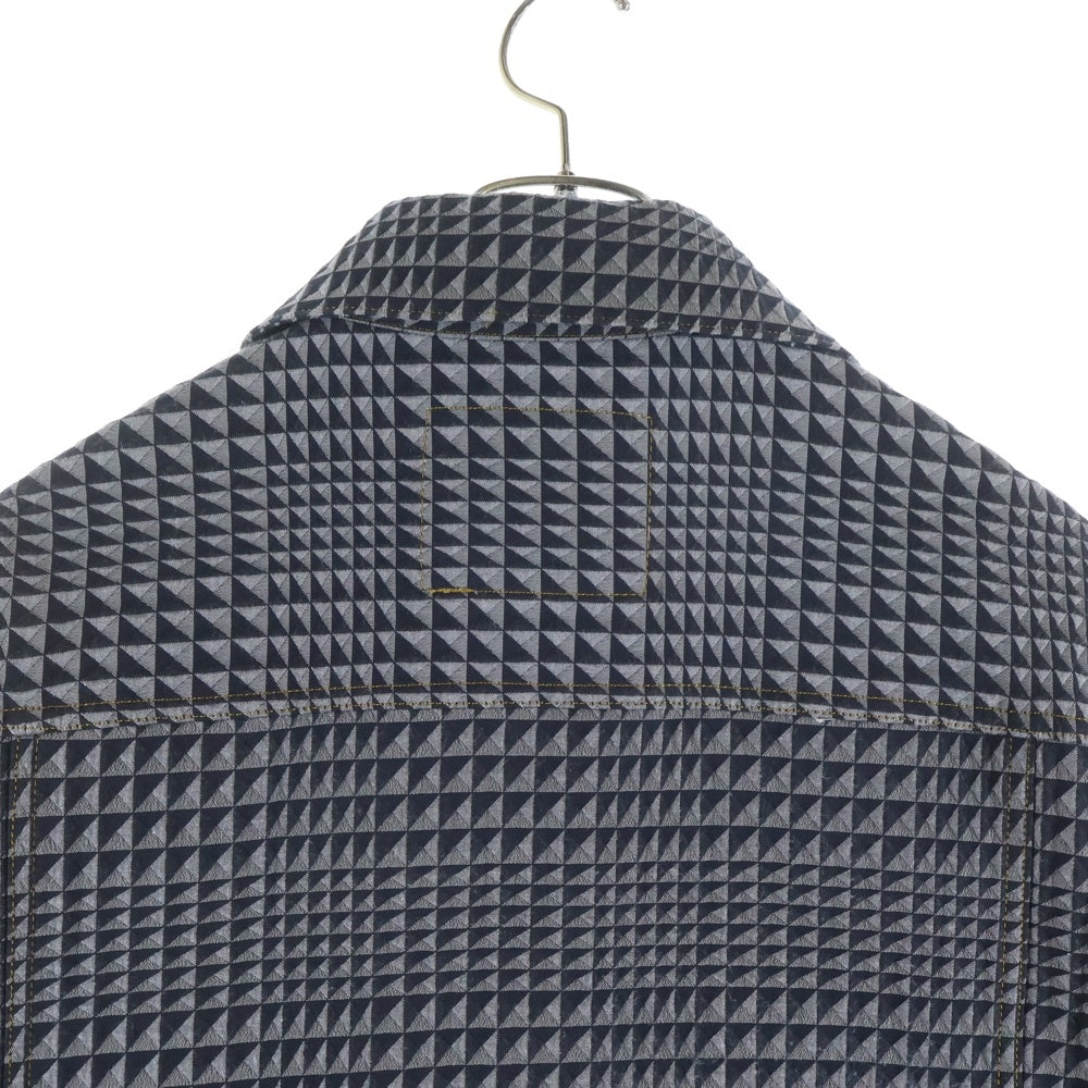kotohayokozawa(コトハヨコザワ) Jacquard Cotton Jacket ジャガード コットンジャケット グレー KT22A-JK02